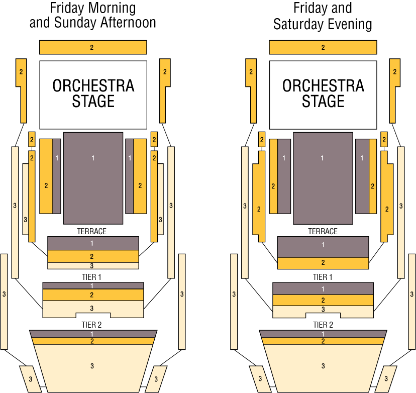 Ordway Concert Hall Seating Chart